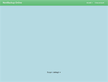 Tablet Screenshot of nextbackup.nextopera.com